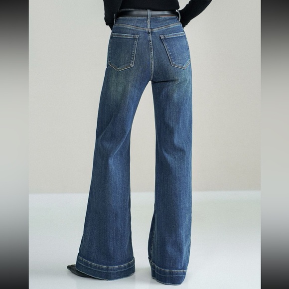 Bootcut Flared Denim Jeans - Picture 2 of 6